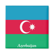 Flag of Azerbaijan Fridge Magnet