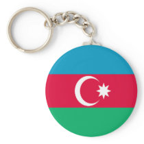 Flag of Azerbaijan Keychains
