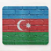 Flag of Azerbaijan Mousepads