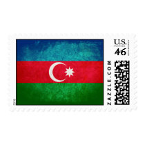 Flag of Azerbaijan Postage