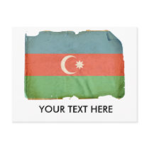Flag of Azerbaijan Postcard