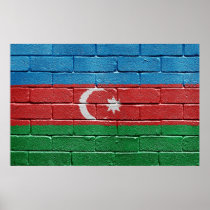 Flag of Azerbaijan Posters
