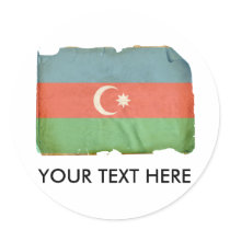 Flag of Azerbaijan Sticker