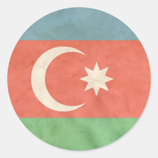 Flag of Azerbaijan Stickers
