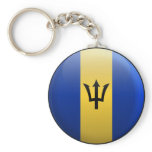 Flag of Barbados Key Chains
