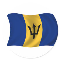 Flag of Barbados Sticker