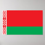 Flag of Belarus Poster