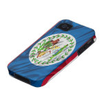 Flag of Belize iPhone 4 Case