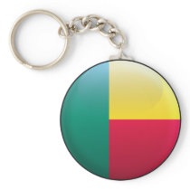 Flag of Benin Key Chain