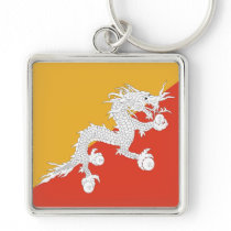 Flag of Bhutan Key Chains