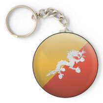 Flag of Bhutan Key Chains