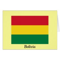 Flag of Bolivia Greeting Cards
