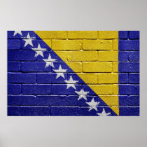 Flag of Bosnia and Herzegovina Print