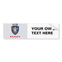 Flag of Brasov Bumper Sticker