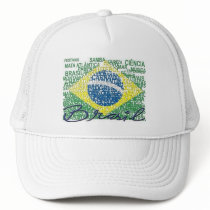 flag of Brazil - 5 Hat