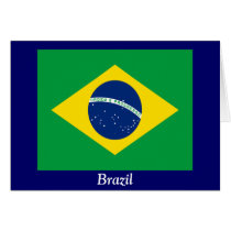 Flag of Brazil Card