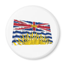 Flag of British Columbia, Canada magnets by Vexillophile Flag of British Columbia, Canada magnets