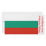 Flag of Bulgaria, Happy Holidays from Bulgaria Photo Card