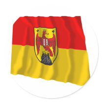 Flag of Burgenland, Austria stickers