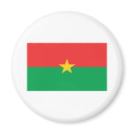 Flag of Burkina Faso magnets