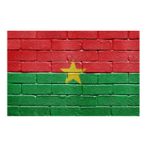 Flag of Burkina Faso posters