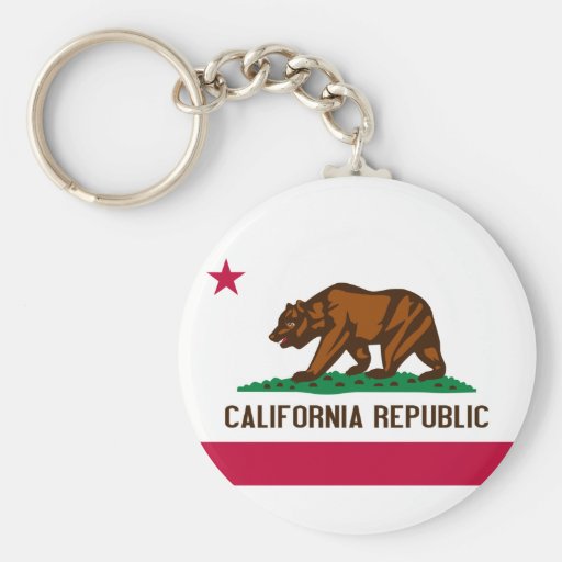 Flag of California Key Chain Zazzle