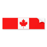 Flag of Canada Bumper Stickers