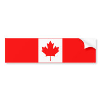 Flag of Canada bumper stickers