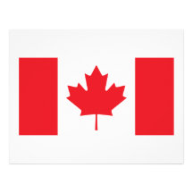 Flag of Canada Custom Letterhead