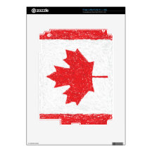 flag of canada skin for the iPad 2