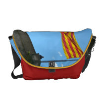 Flag of Catalonia Courier Bags