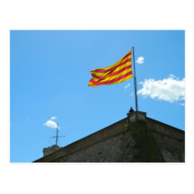 Flag of Catalonia Post Cards
