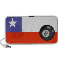 Flag of Chile 8 Ball Doodle Speaker