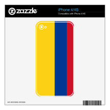 Flag of Colombia iPhone 4S Skins