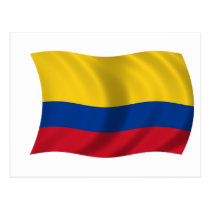 Flag of Colombia postcards