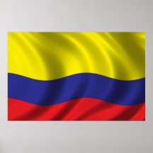Flag of Colombia Poster