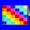 Flag of Color Abstract Background cards