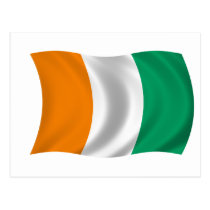 Flag of Cote d'Ivoire - Ivory Coast postcards