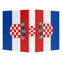 Flag of Croatia Vinyl Binder