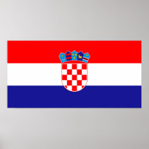 Flag of Croatia Poster