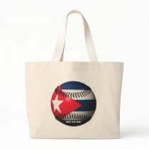 Flag of Cuba on a Baseball bags