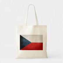 Flag of Czech Republic Canvas Bags