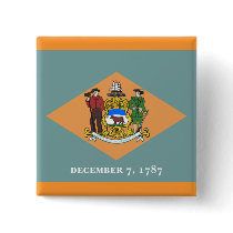 Flag of Delaware Button
