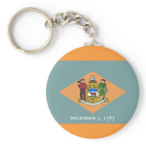 Flag of Delaware Keychains
