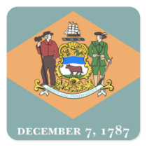 Flag of Delaware Stickers