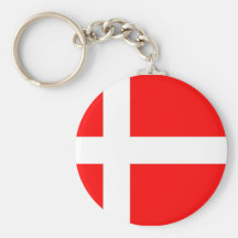 Flag of Denmark Keychains