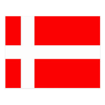 Flag of Denmark Post Card