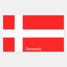 Flag of Denmark Stickers