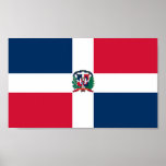 Flag of Dominican Republic Poster