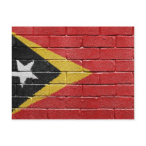 Flag of East Timor Postcard